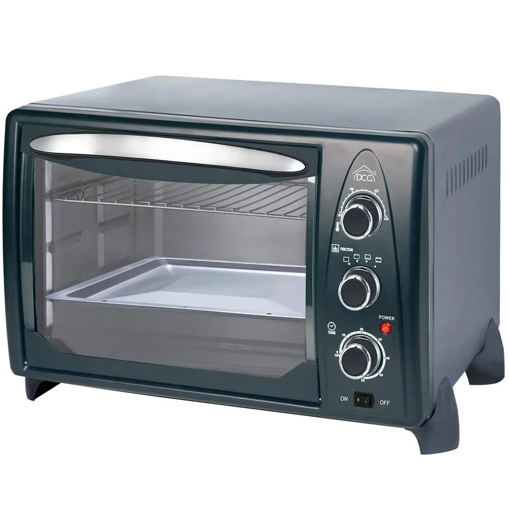 Forno Elettrico 24 LT 1380W Multiforno Timer Fornetto Scalda Tutto DCG MB9824