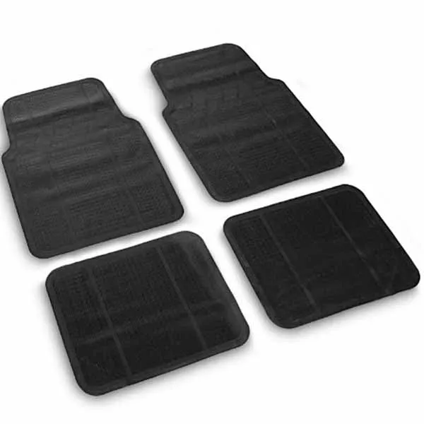 Tappetini Per Auto Universali Gomma Set 4 Pz Tappeti Antiscivolo Nero All Ride