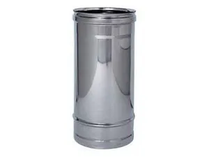 TUBO INOX AISI 304 PER STUFA  � cm. 15x100