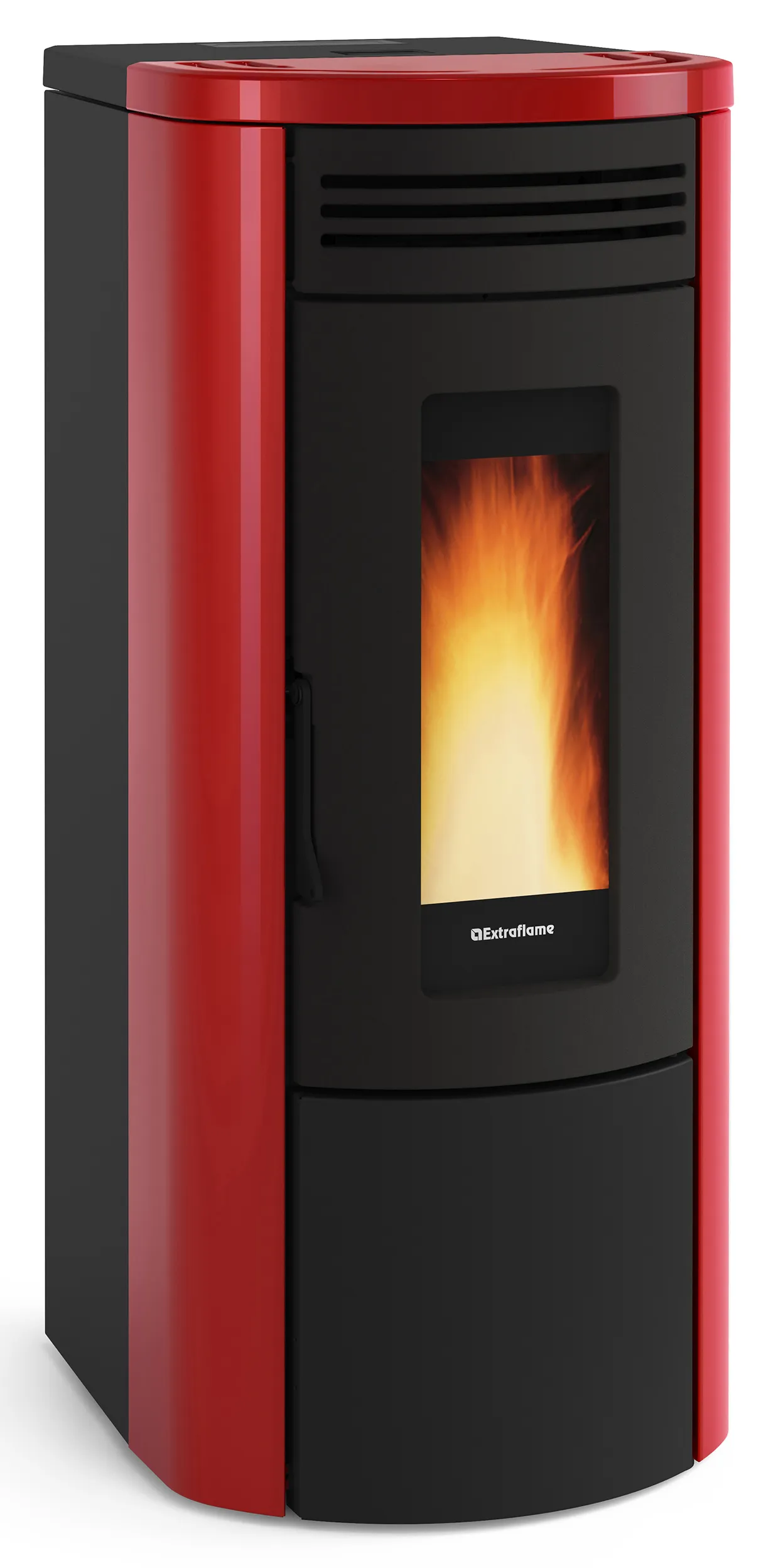 TERMOSTUFA STUFA PELLET 18,7 KW COSTANZA IDRO BORDEAUX NORDICA EXTRAFLAME