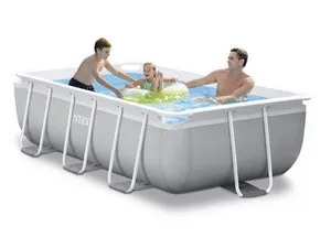 Intex PISCINA RETTANGOLARE FRAME PRISMA  cm. 488x244x107 h