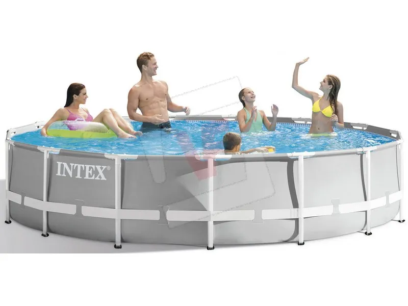 Intex PISCINA TONDA FRAME PRISMA CON POMPA FILTRO  � cm. 457x107 h