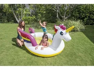 Intex PISCINA GONFIABILE UNICORNO  cm. 272x193x104 h (lt. 165)