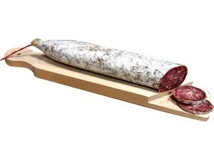 TAGLIERE IN LEGNO PER SALAME cm. 37x7,5x2