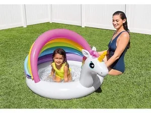 Intex PISCINA GONFIABILE BABY UNICORNO cm. 127x102x69 h (lt. 45)