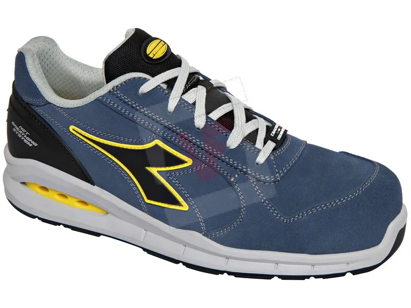 Diadora SCARPE ANTINFORTUNISTICA RUN NET AIRBOX LOW BASSE S3 SRC Col. Blu mis. 43