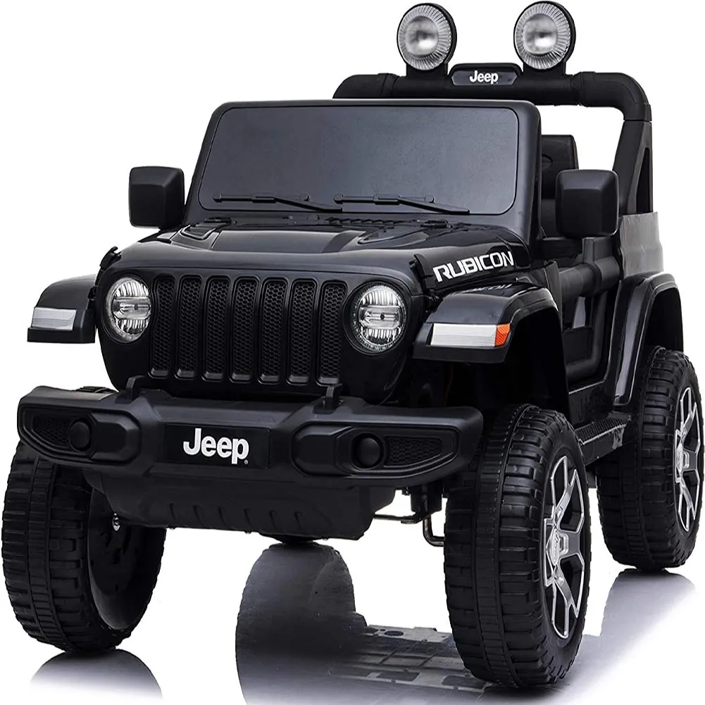 Jeep Wrangler Rubicon 2 Posti Auto Elettrica per Bambini Full Optional Nera