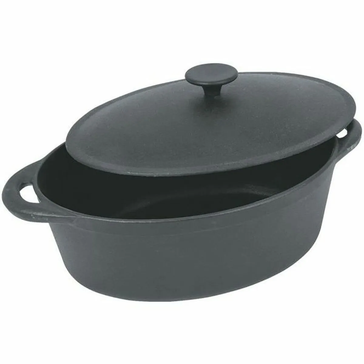 Pentola Crealys Nero Ferro Fuso Ø 37 cm 9 L