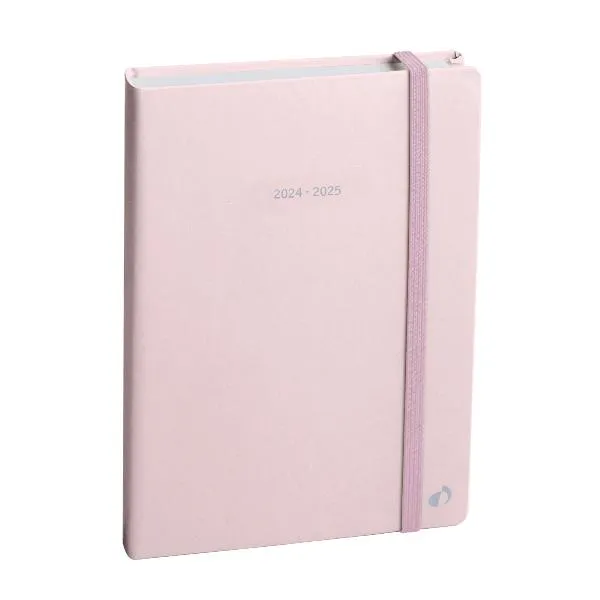 AGENDA PASTEL ROSA C/ELASTICO SC