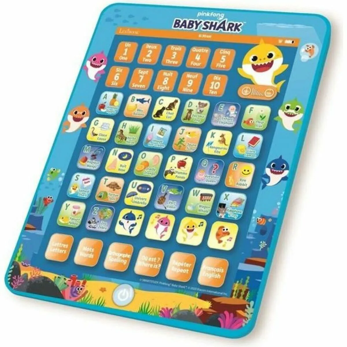 Tablet Interattivo per Bambini Lexibook Baby Shark Bilingual