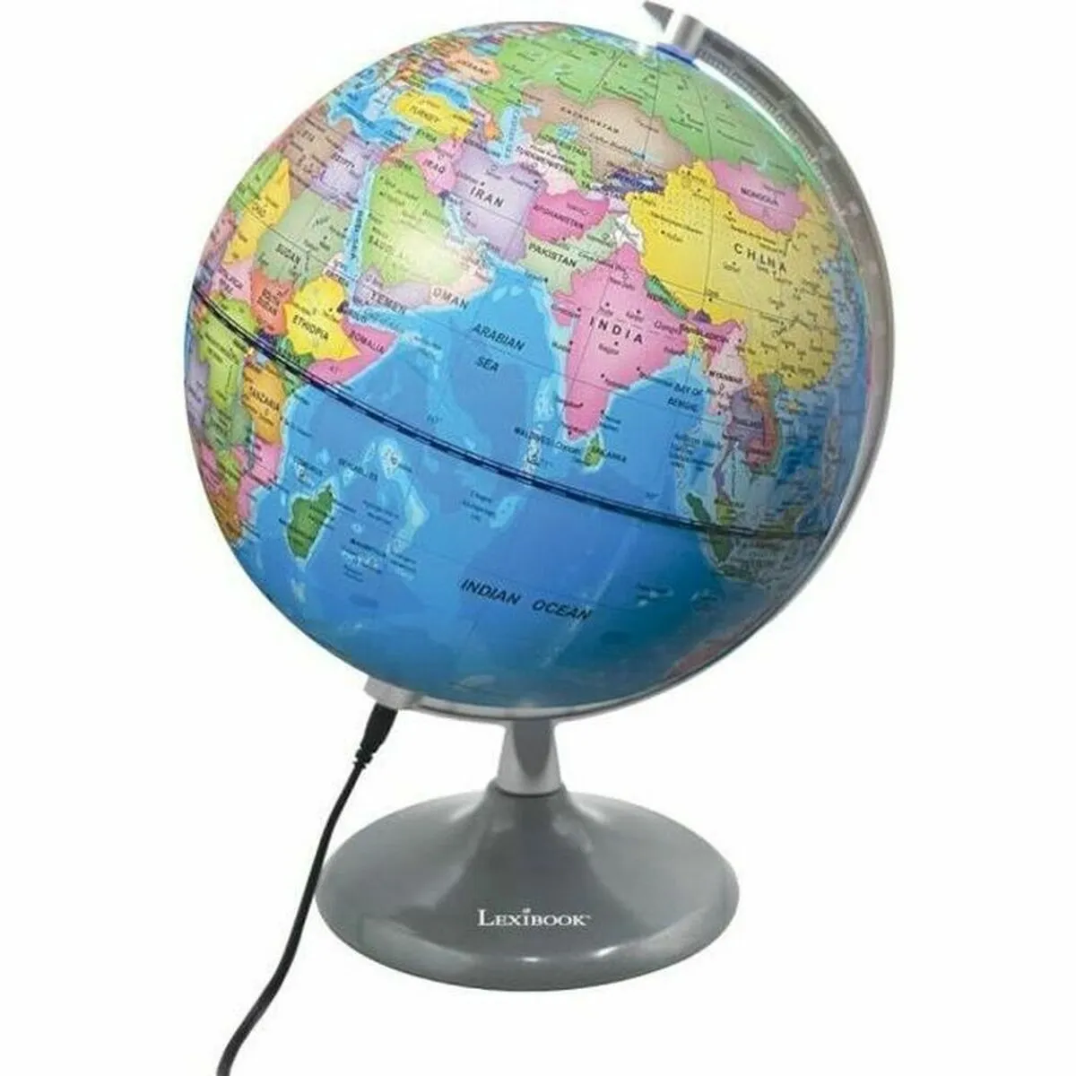 Mappamondo con Luci Lexibook Luminous Day & Night Globe (EN)