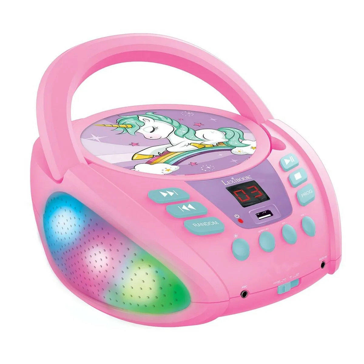 Riproduttore CD/MP3 Lexibook Per bambini Rosa Bluetooth Unicorno