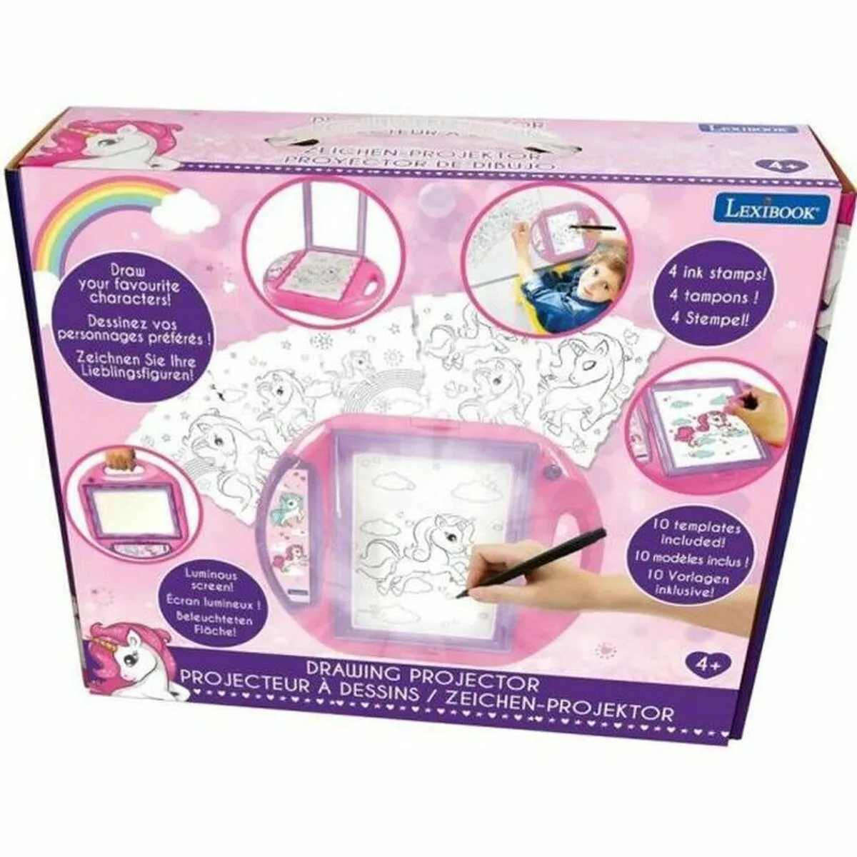 Set da Disegno Lexibook Unicorn Drawing Projector