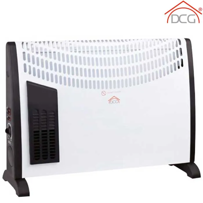 Termoconvettore Elettrico 2000 Watt TC20T Termostato Funzione Turbo DCG Eltronic