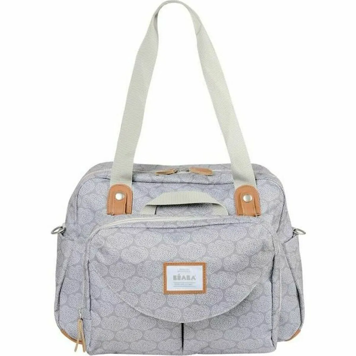 Borsa Fasciatoio per Pannolini Béaba Geneve Tiny Clouds Grigio