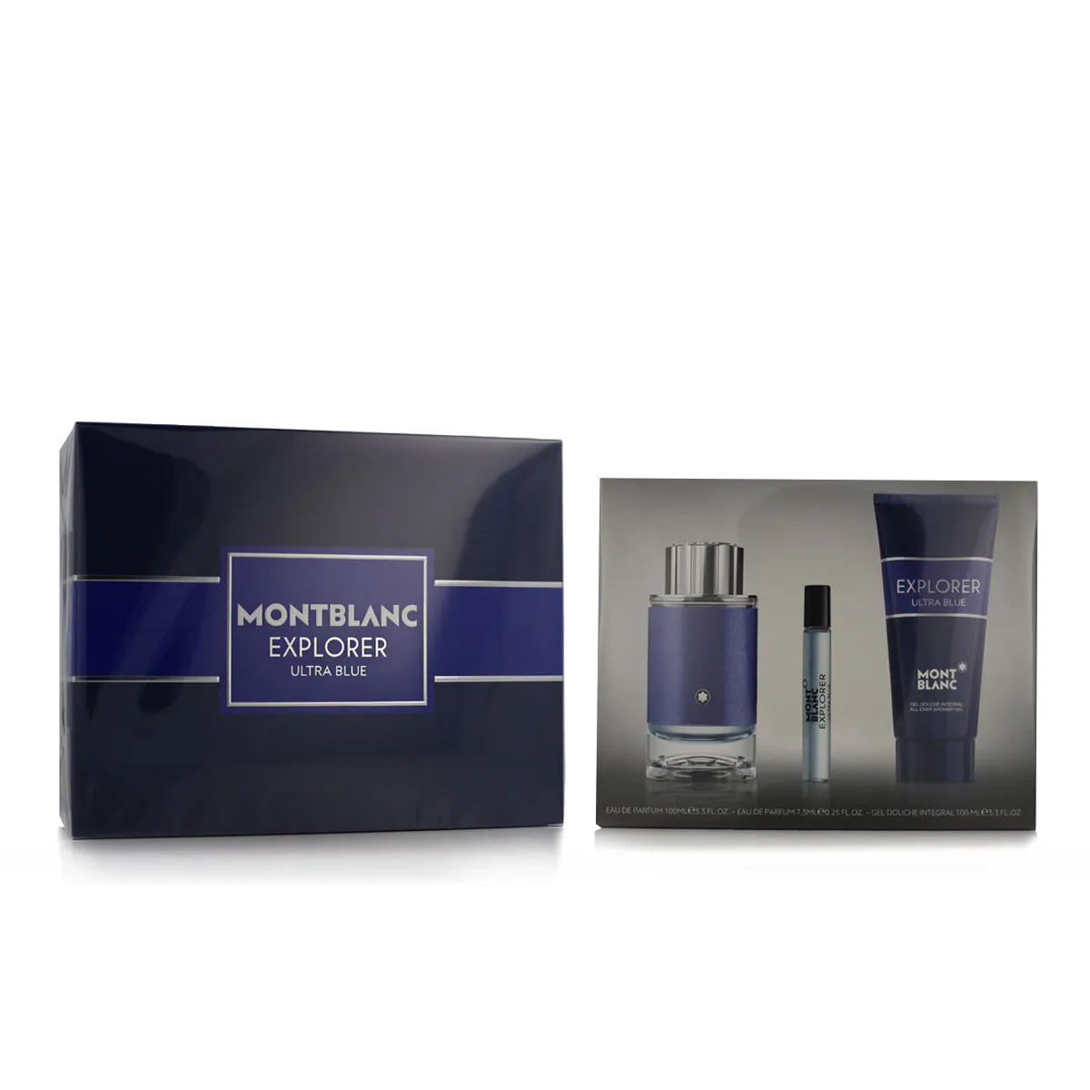 Cofanetto Profumo Uomo Montblanc EDP Explorer Ultra Blue 3 Pezzi