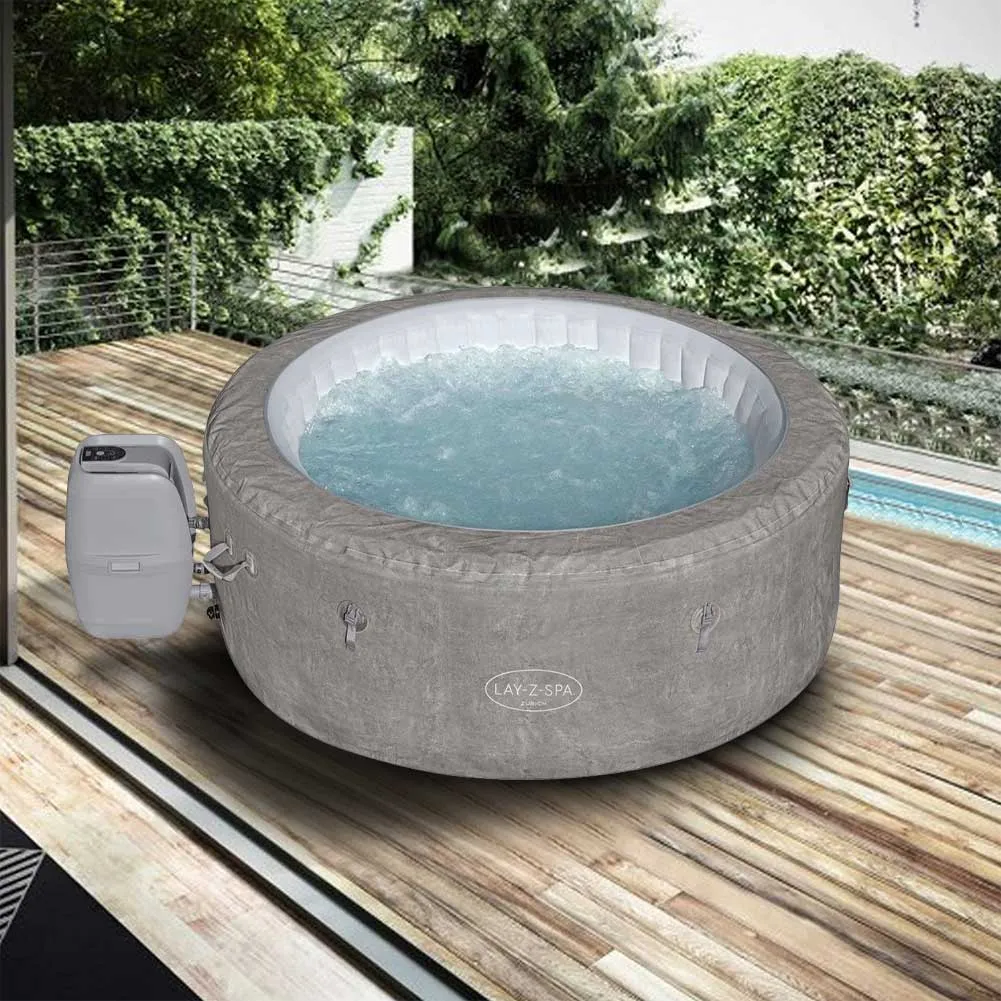 Piscina Idromassaggio Gonfiabile Jacuzzi Bestway Zuric Diametro 180 cm 4 Persone