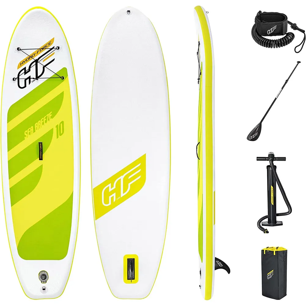 Tavola da Surf SUP Stand UP 340 cm con Pagaia Pompa Zaino  e Cavigliera Pinna