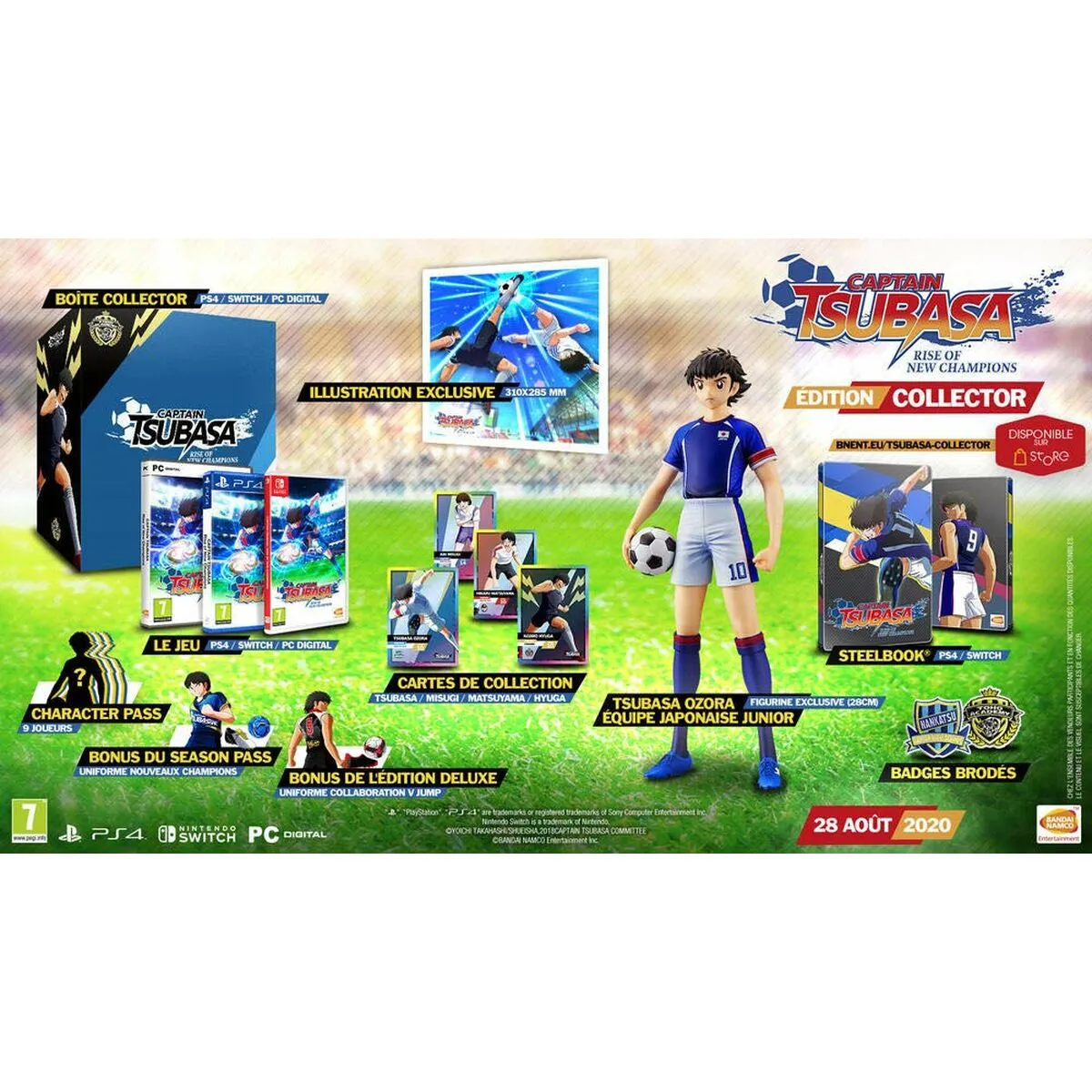 Videogioco PlayStation 4 Bandai Namco Captain Tsubasa: Rise New Champions