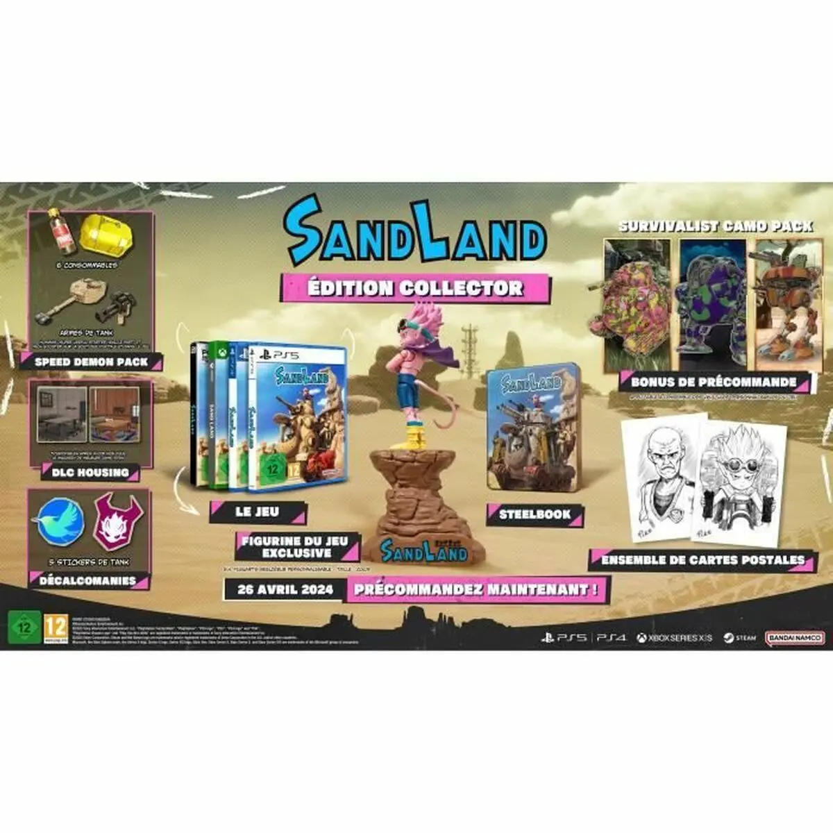 Videogioco PlayStation 5 Bandai Namco Sand Land Collector Edition