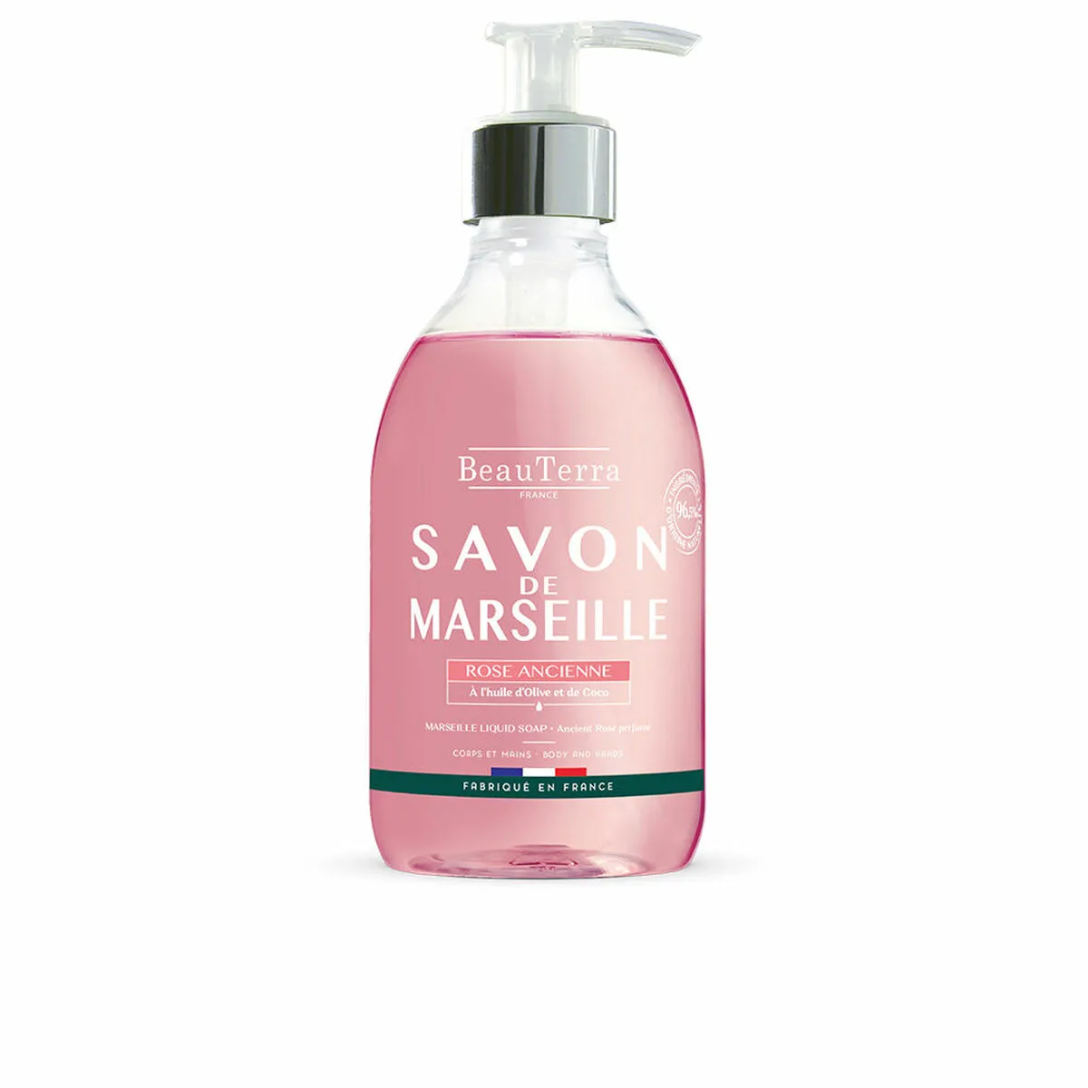 Sapone Liquido Beauterra Marseille Universale Rose Mani 300 ml