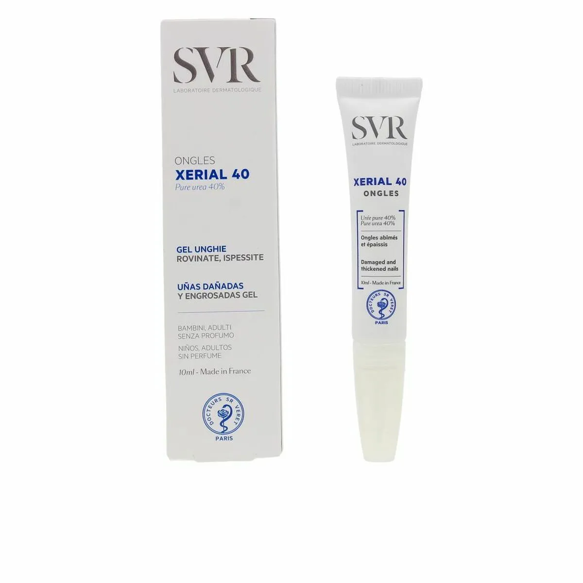 Gel per unghie SVR Xerial 40 Riduttore Levigante (10 ml)