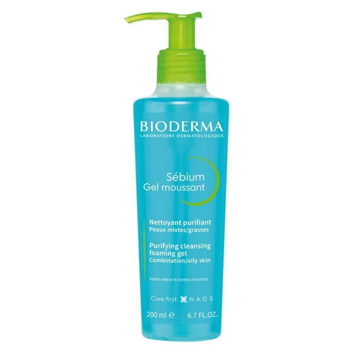 Gel Detergente Viso Sebium Bioderma Sebium Moussant 200 ml (1 Unità)