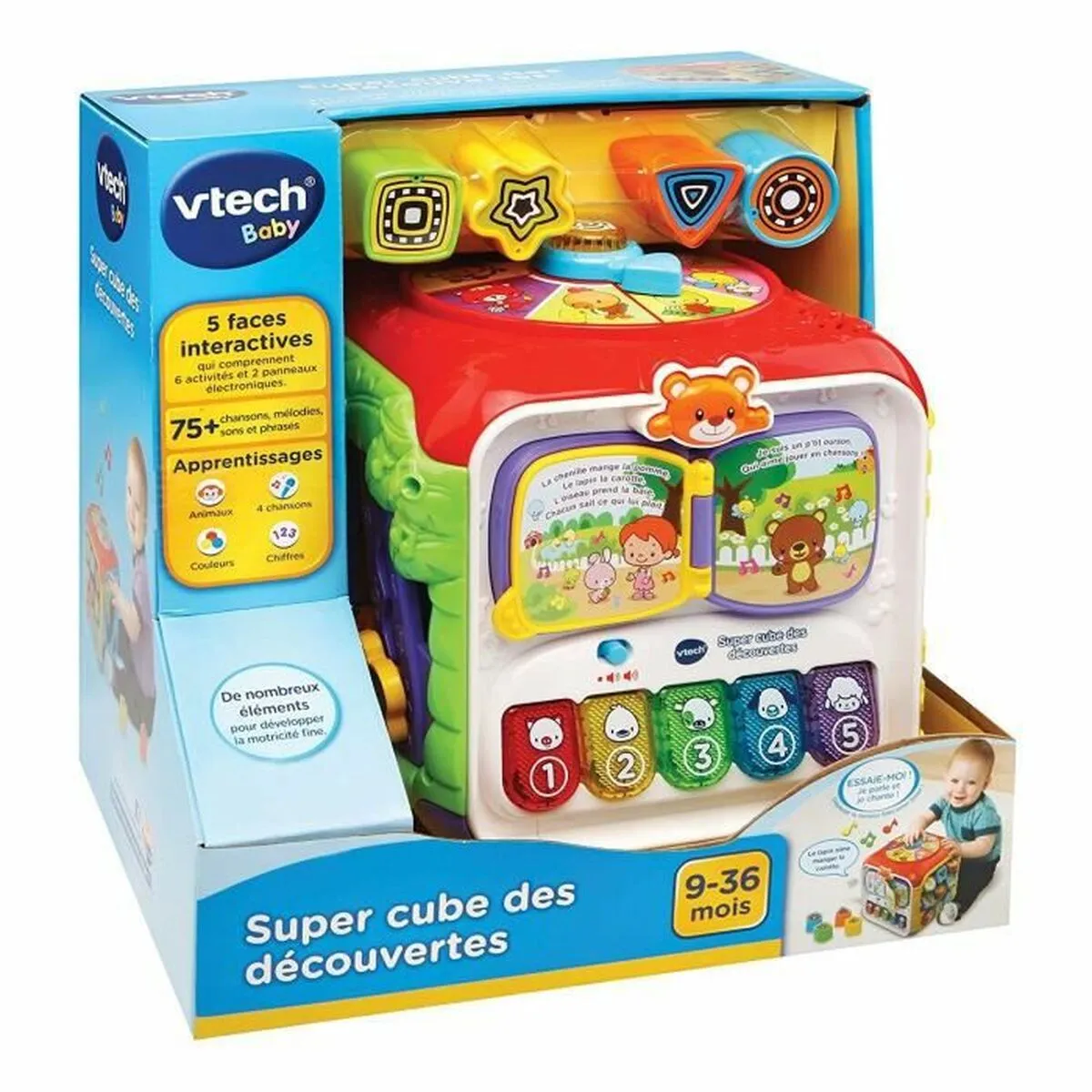 Giocattolo Interattivo per Bambini Vtech Baby Super Cube of the Discoveries