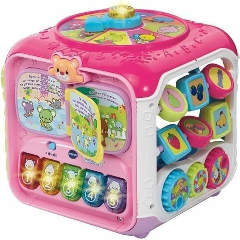 Gioco Educativo Vtech Baby Super cube des découvertes rose