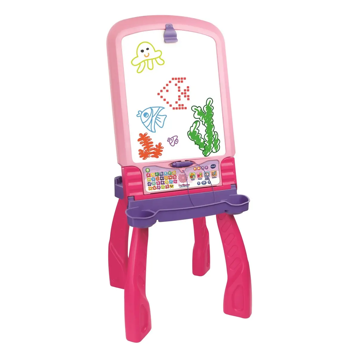 Lavagna Interattiva Vtech Magi chevalet interactif 3 en 1 rose (FR)