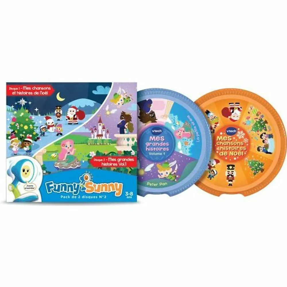 Giocattolo Interattivo per Bambini Vtech Funny Sunny - Pack 2 Discs N ° 2