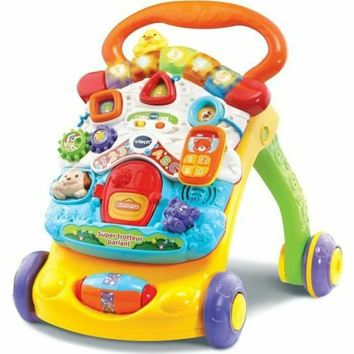 Cavalcabili Vtech Super Trotteur Parlant 2 En 1 Orange (FR) Multicolore