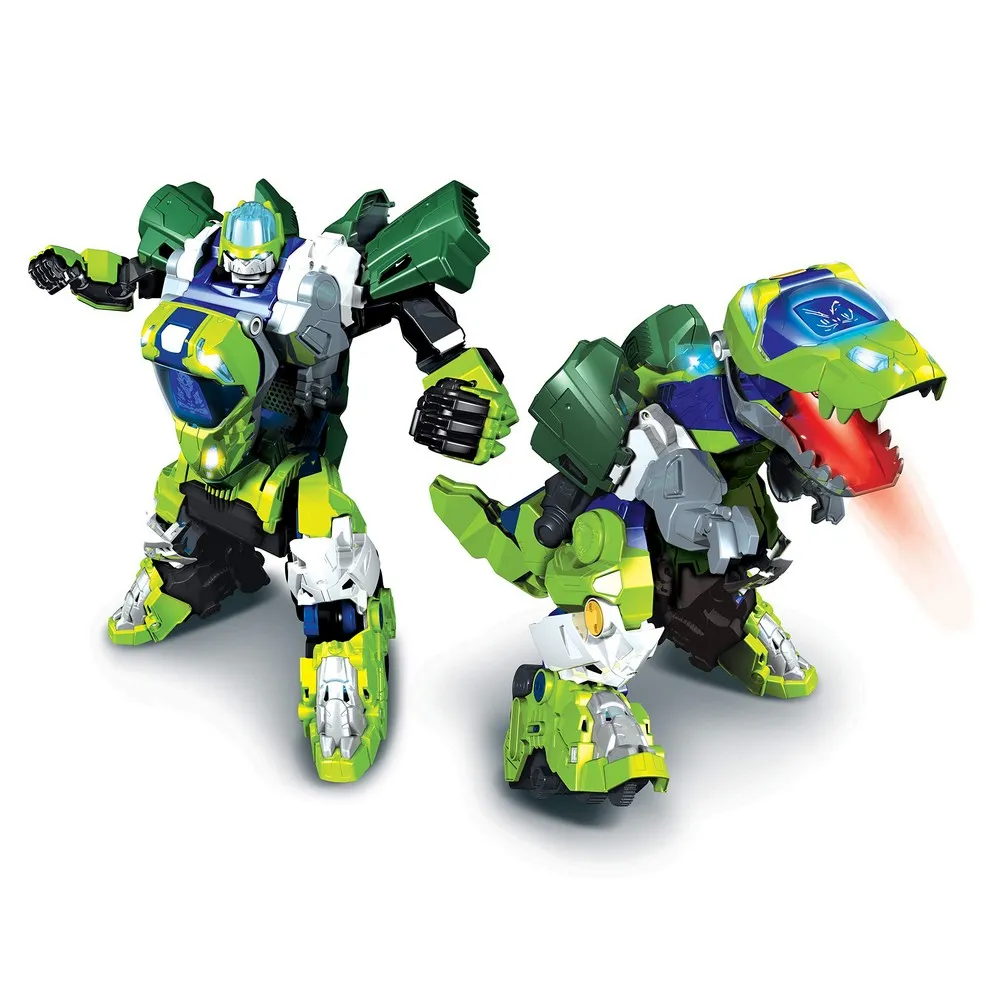 Robot Vtech Switch&Go Dinos Verde Dinosauro 2 in 1 Radiocomando