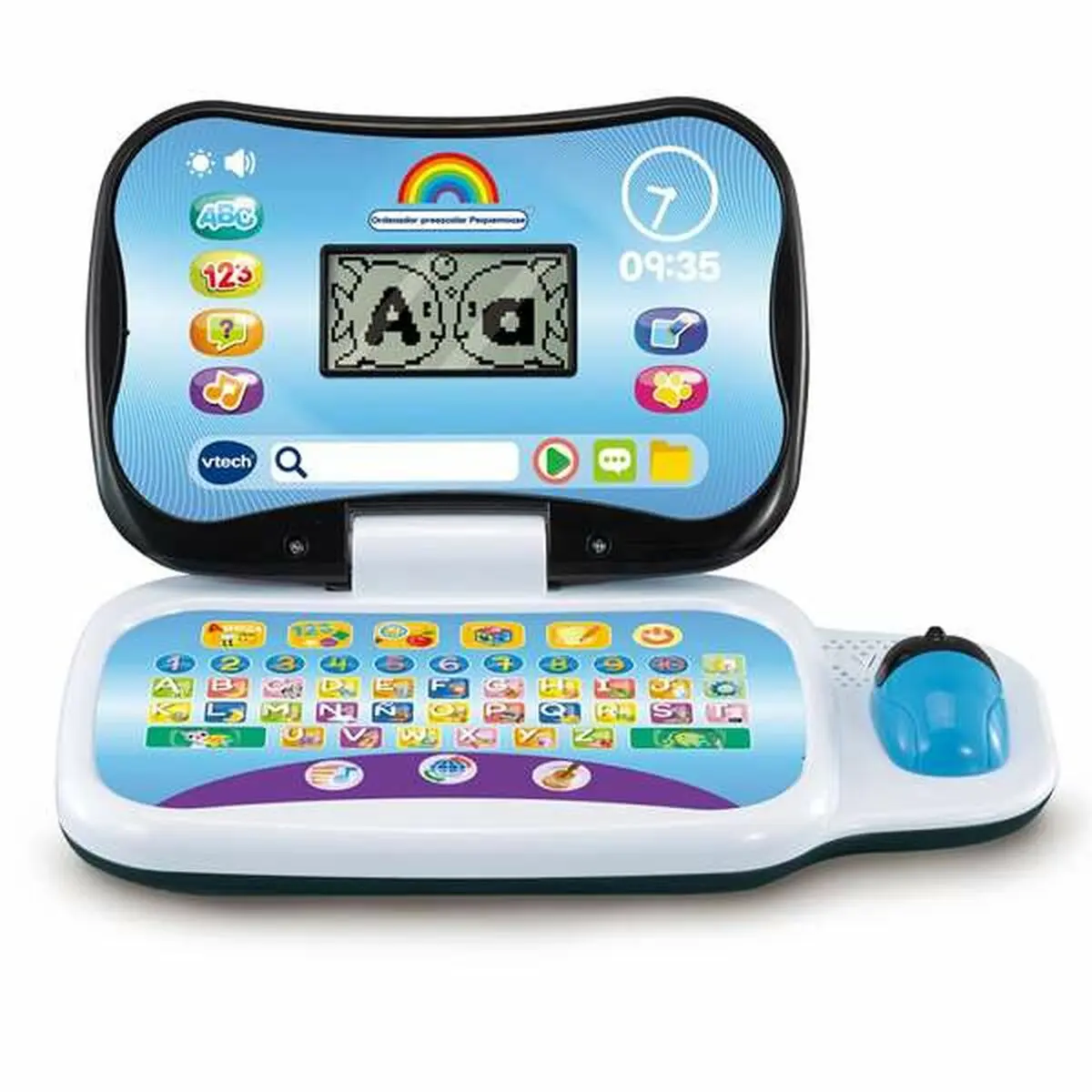 Computer giocattolo Vtech Pequemouse ES 32,5 x 7,8 x 33 cm Azzurro