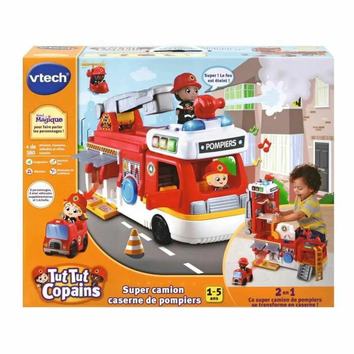 Stazione dei Pompieri Vtech Tut Tut Buddies Playset Statua