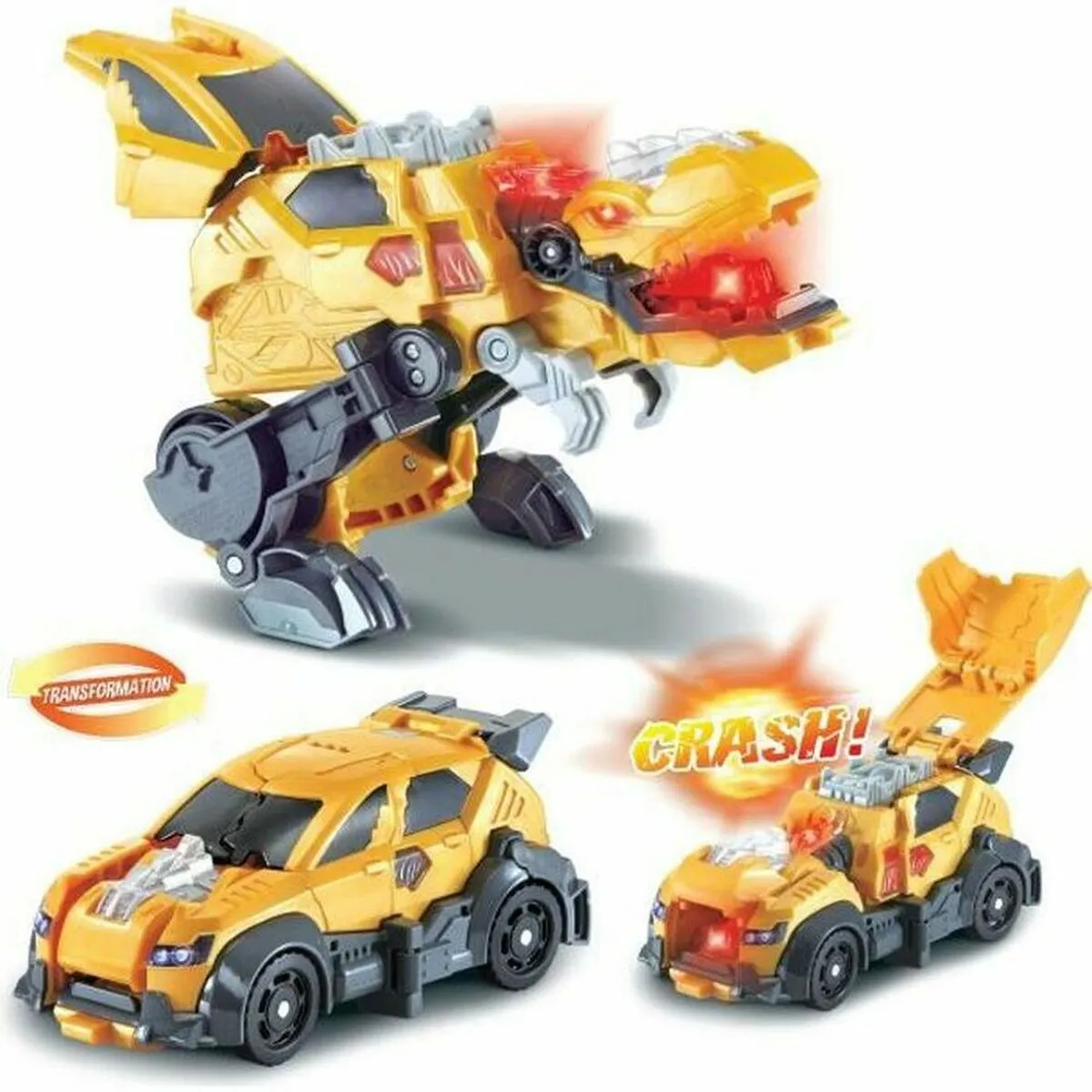 Macchina a giocattolo Vtech Switch & Go Dinos Crash - Zyrex, The T-Rex Giallo