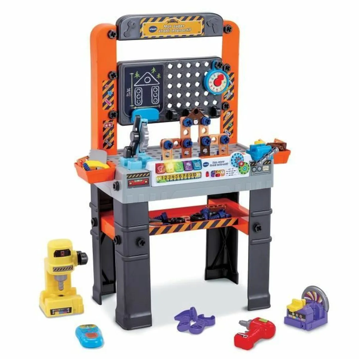 Set attrezzi per bambini Vtech Mon super établi interactif 62 Pezzi