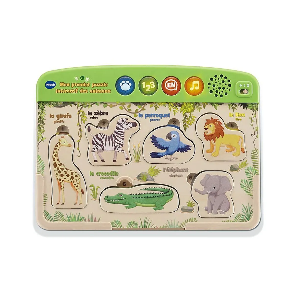 Giocattolo Interattivo Vtech Baby Puzzle Legno animali