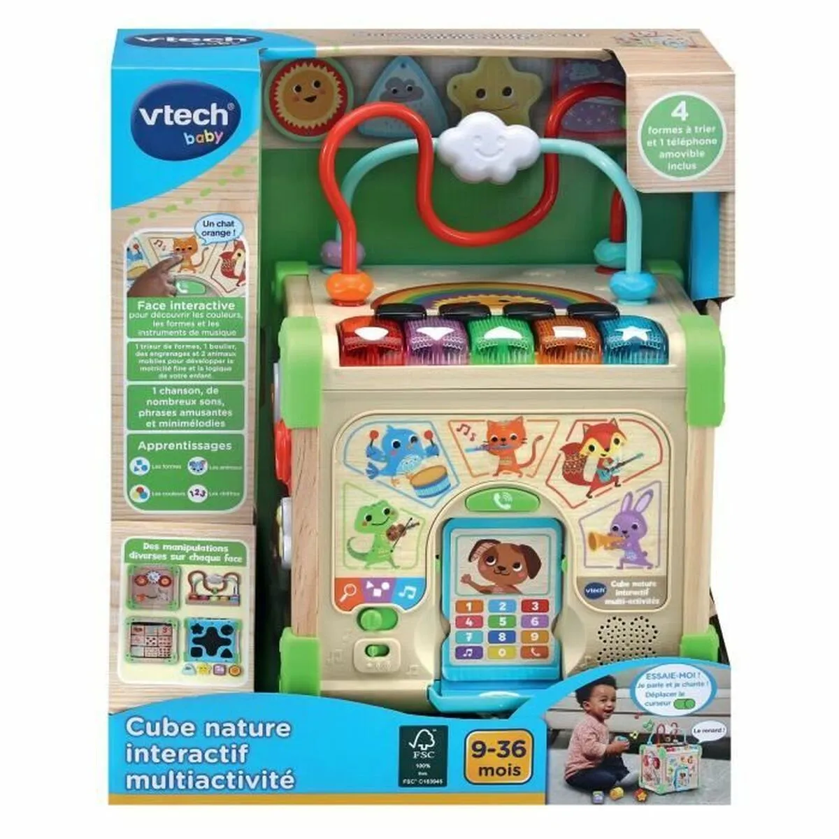 Centro di attività Vtech Baby 80-617105 Marrone Multicolore