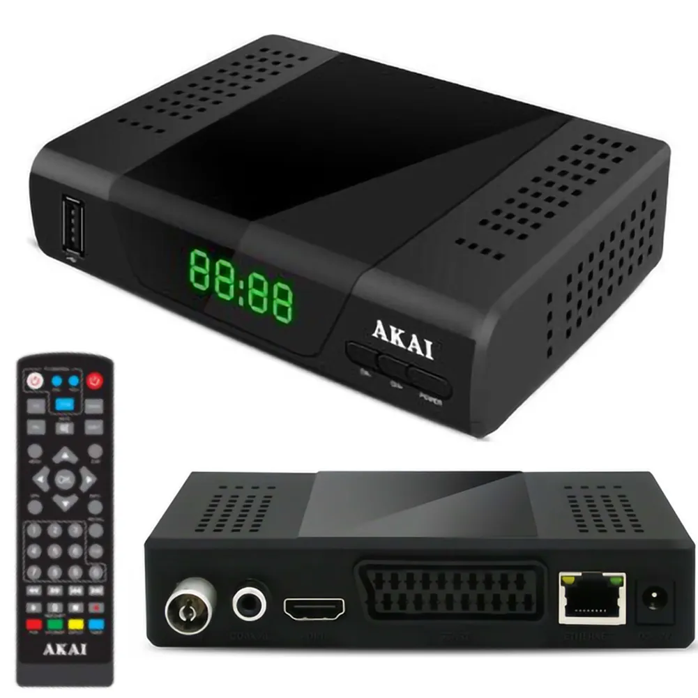 Decoder Digitale Terrestre HD DVB-T2 AKAY ZAP265-10/K-L HEVEC HFD 10Bit