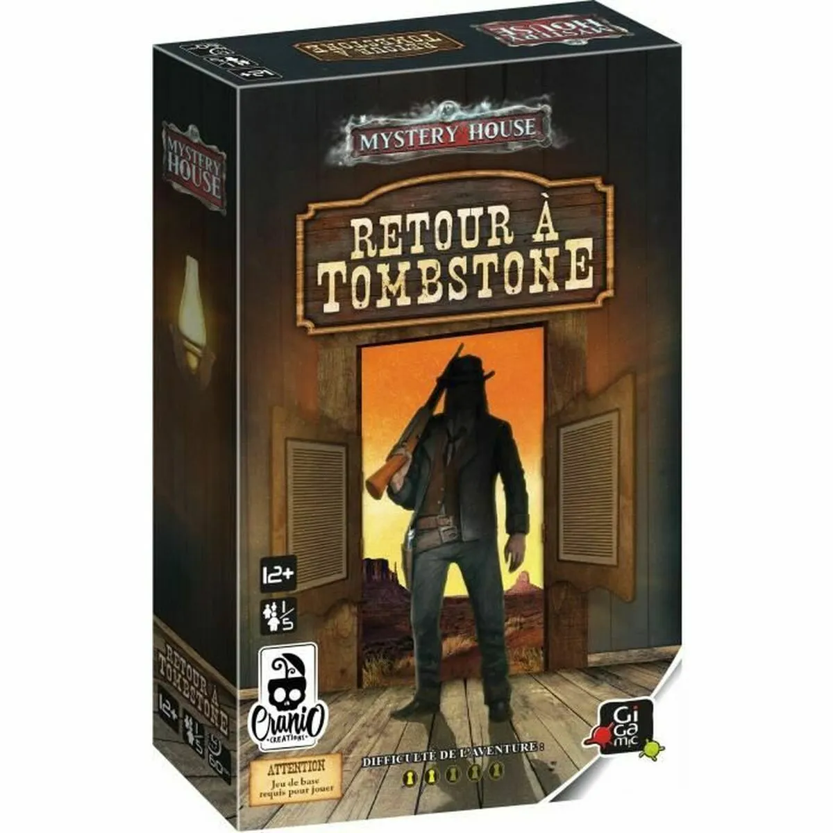 Gioco da Tavolo Gigamic MYSTERY HOUSE RETOUR A TOMBSTONE (FR)