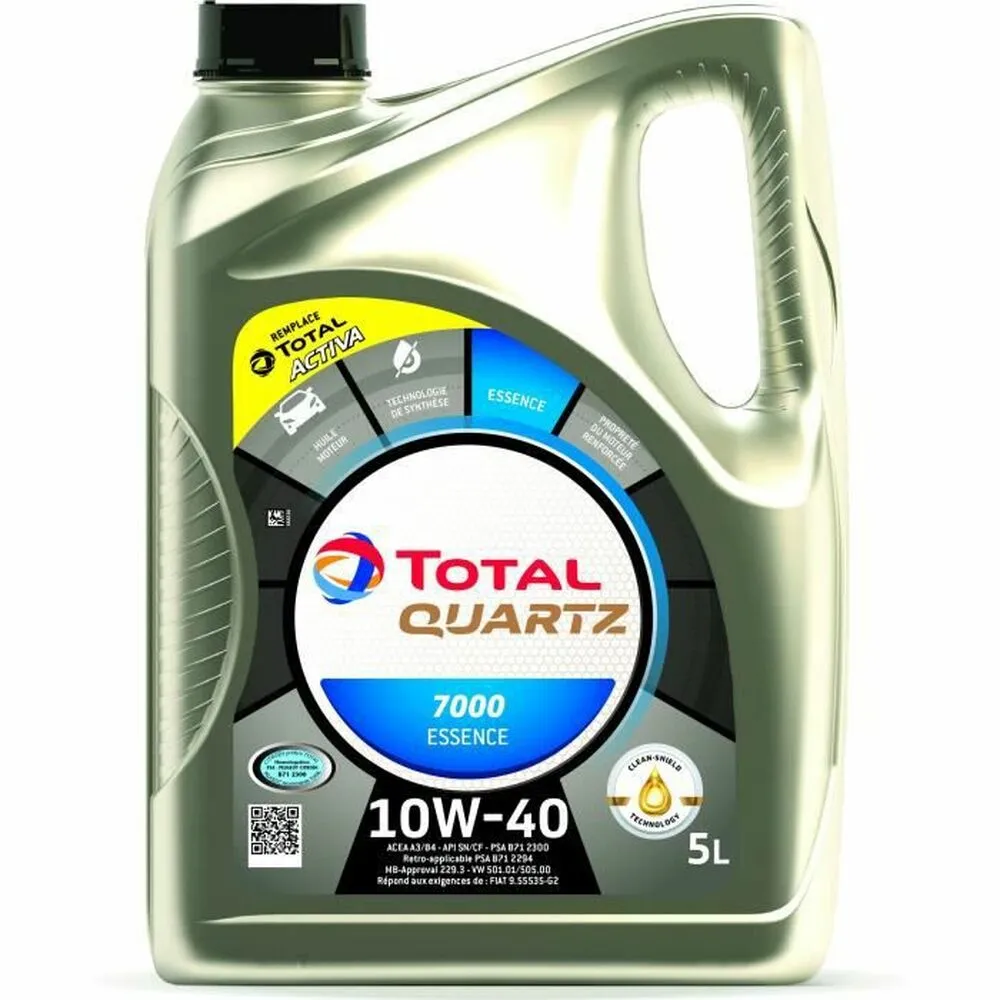 Olio per Motore Auto Total QUARTZ 7000 5 L 10W40