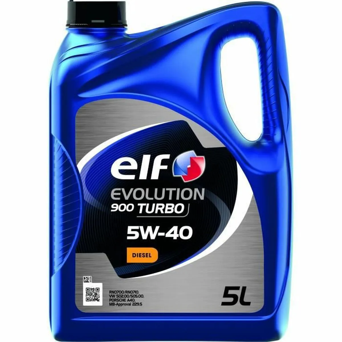 Olio di motore Elf Evolution 900 Turbo 5W -40 5 L