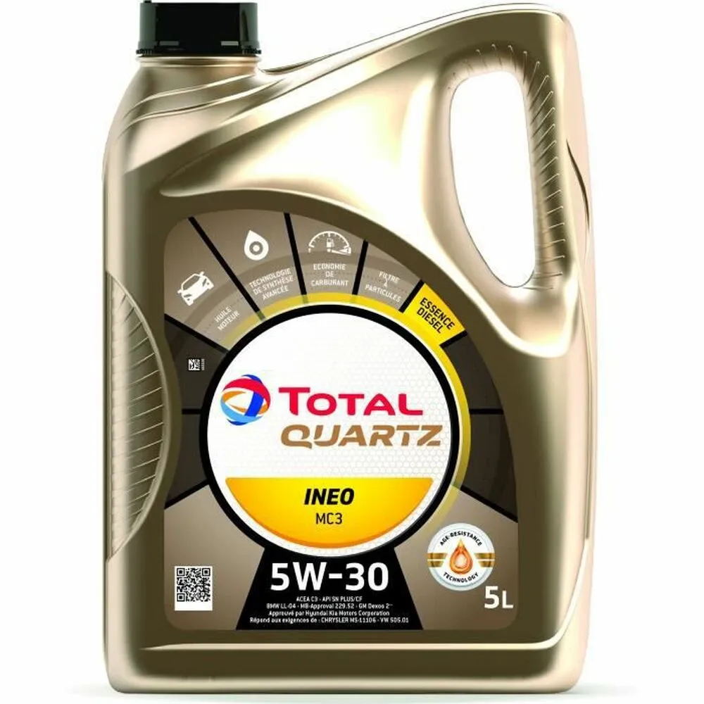 Olio per Motore Auto Total QUARTZ INEO MC3 5 L 5W30