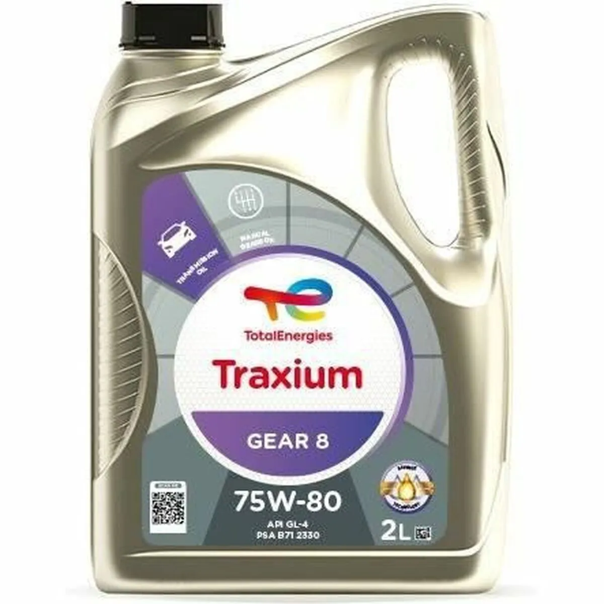 Olio di trasmissione Totalenergies Traxium Gear 8 75W 2 L