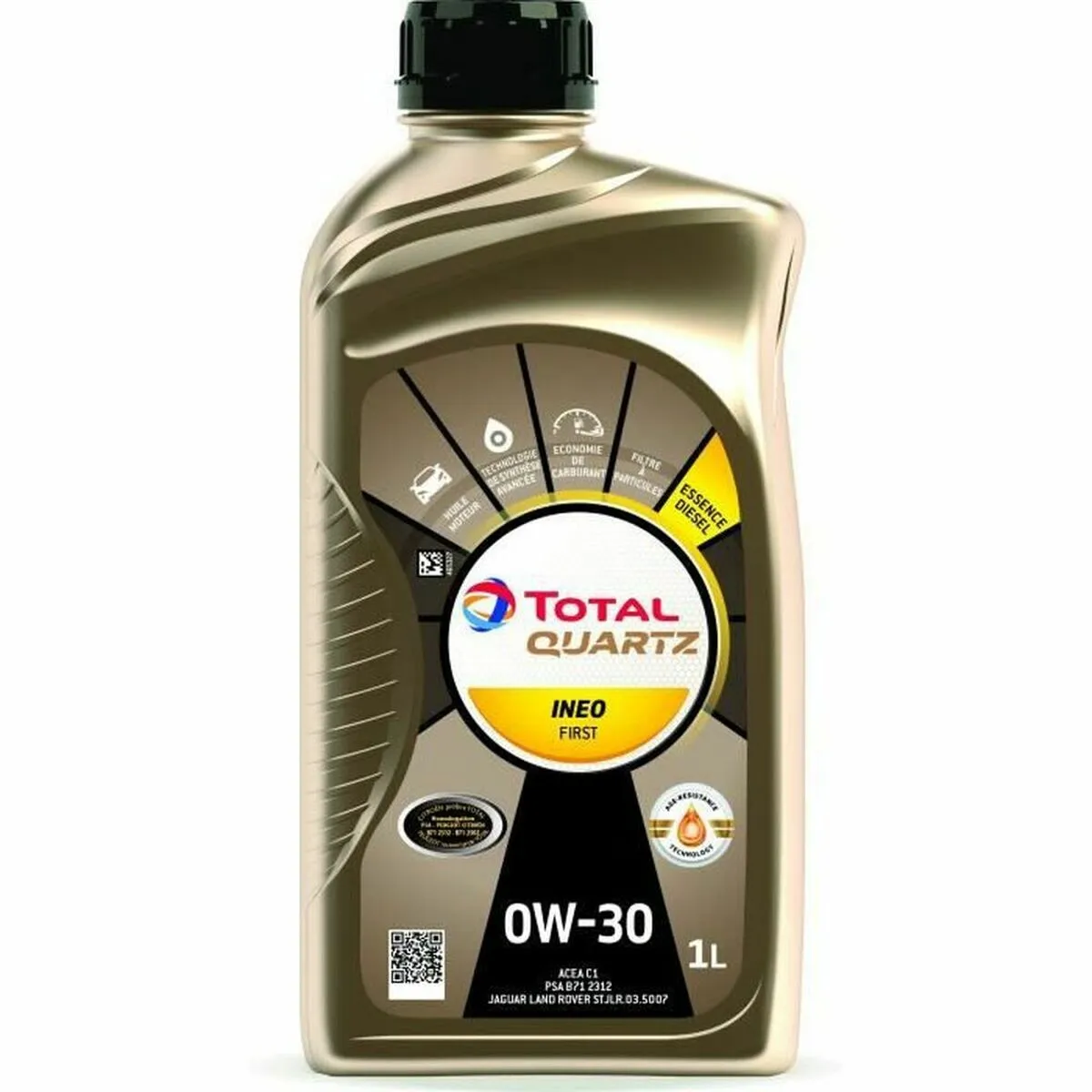 Olio per Motore Auto Total QUARTZ INEO FIRST 1 L 0W30