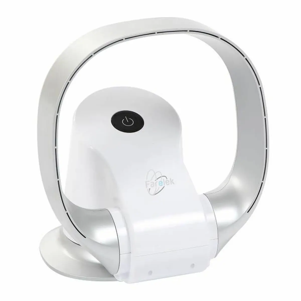 Ventilatore da Tavolo FARELEK SLILENT-AIR RING Bianco