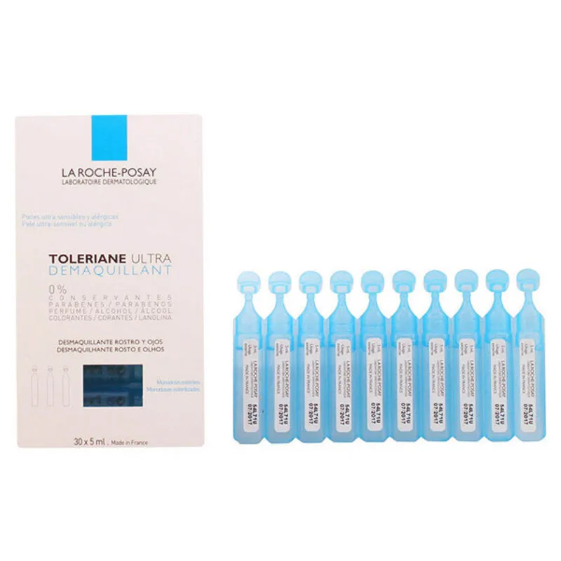 Struccante per Occhi La Roche Posay Toleriane 5 ml (30 x 5 ml)