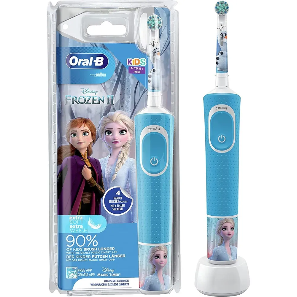 Oral-B Spazzolino Elettrico Ricaricabile Disney Pixar Frozen per Bambini