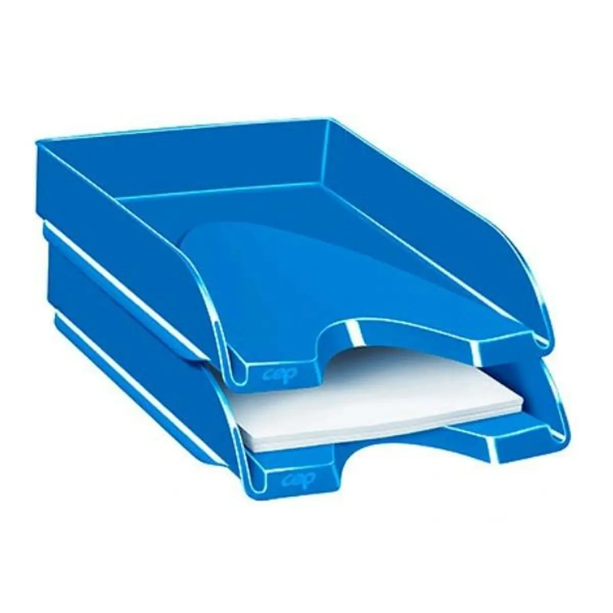 Vassoio Portadocumenti Cep 1002000351 Azzurro Plastica 1 Unità